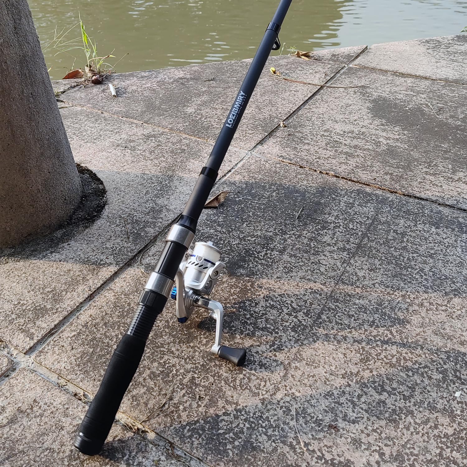 Fishing Rod Reel Combo - 2PCS 6.89ft Collapsible Rods 2PCS Spinning Reels Lures Set Fishing Pliers Carrier Bag for Travel Saltwater Freshwater Fishing Telescopic Fishing Pole Kit - Image 8