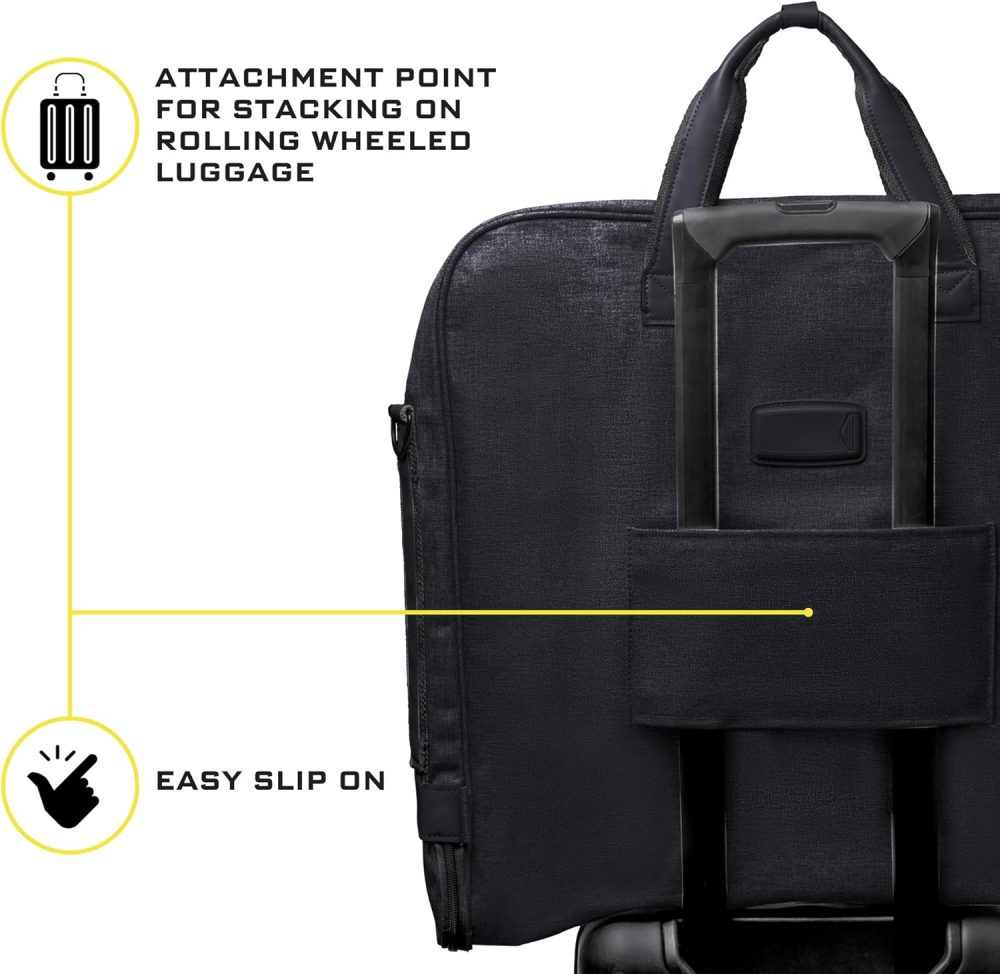 Premium Suit Carry On Garment Bag for Travel & Business Trips With Shoulder Strap - Image 7